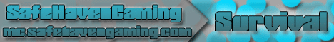 Safehaven Gaming banner Safehaven Gaming Minecraft server banner
