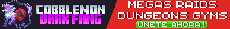 Cobblemon Dark Fang banner Cobblemon Dark Fang Minecraft server banner
