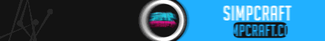 simpcraft banner simpcraft Minecraft server banner