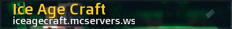 IceAgeCraftMC banner IceAgeCraftMC Minecraft server banner