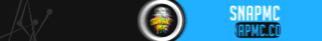 SnapMc banner SnapMc Minecraft server banner