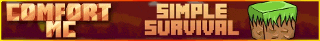 ComfortMC banner ComfortMC Minecraft server banner