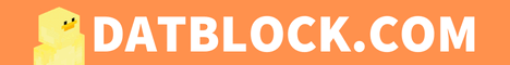 Datblock banner Datblock Minecraft server banner