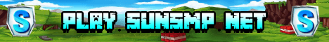 Sun SMP banner Sun SMP Minecraft server banner
