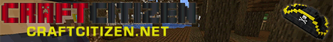 CraftCitizen Survival MMO banner CraftCitizen Survival MMO Minecraft server banner