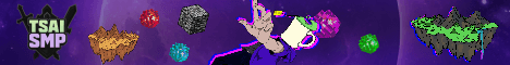 Tsai SMP banner Tsai SMP Minecraft server banner