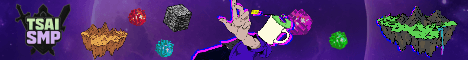 Tsai SMP banner Tsai SMP Minecraft server banner