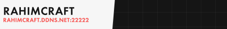 RahimCraft banner RahimCraft Minecraft server banner