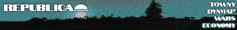 Republica banner Republica Minecraft server banner