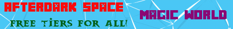 AfterDark banner AfterDark Minecraft server banner