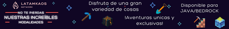 LatamKaos banner LatamKaos Minecraft server banner
