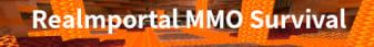 Realmportal banner Realmportal Minecraft server banner