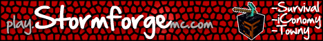 Stormforge banner Stormforge Minecraft server banner