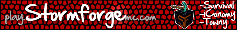 Stormforge banner Stormforge Minecraft server banner
