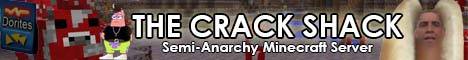 the crack shack banner the crack shack Minecraft server banner
