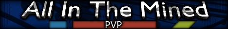 All in the Mined banner All in the Mined Minecraft server banner