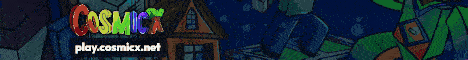 CosmicX banner CosmicX Minecraft server banner