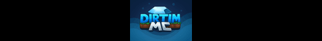 Dirtin MC banner Dirtin MC Minecraft server banner