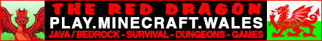 The Red Dragon banner The Red Dragon Minecraft server banner