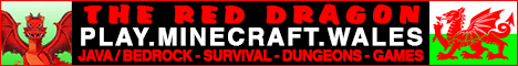 The Red Dragon banner The Red Dragon Minecraft server banner