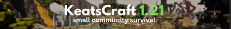 KeatsCraft banner KeatsCraft Minecraft server banner