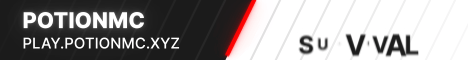 PotionMc banner PotionMc Minecraft server banner