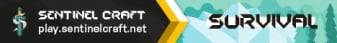 SentinelCraft banner SentinelCraft Minecraft server banner