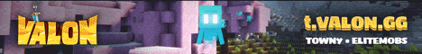 Valon Towny banner Valon Towny Minecraft server banner