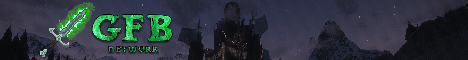 GFB Network banner GFB Network Minecraft server banner