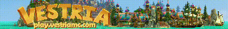 Vestria banner Vestria Minecraft server banner