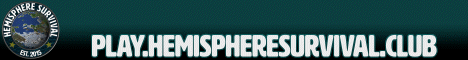 Hemisphere Survival banner Hemisphere Survival Minecraft server banner