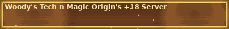 Woodys Tech n Magic Origins Server banner Woodys Tech n Magic Origins Server Minecraft server banner