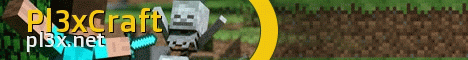 Pl3xCraft banner Pl3xCraft Minecraft server banner