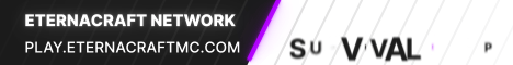 EternaCraft Network banner EternaCraft Network Minecraft server banner