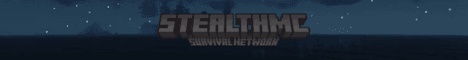 StealthMC banner StealthMC Minecraft server banner