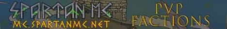 Spartan MC banner Spartan MC Minecraft server banner