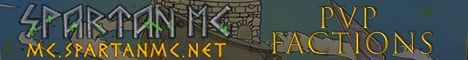 Spartan MC banner Spartan MC Minecraft server banner