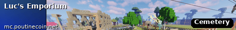 Lucs Emporium banner Lucs Emporium Minecraft server banner