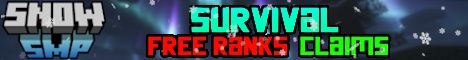 SnowSMP banner SnowSMP Minecraft server banner