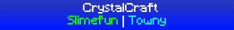 CrystalCraft banner CrystalCraft Minecraft server banner