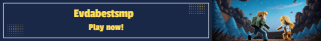 Evdabestsmp banner Evdabestsmp Minecraft server banner