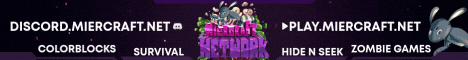 Miercraft banner Miercraft Minecraft server banner