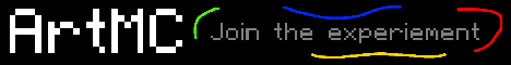 ArtMC.net banner ArtMC.net Minecraft server banner