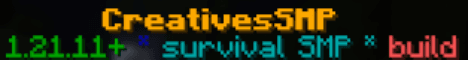CreativesSMP banner CreativesSMP Minecraft server banner