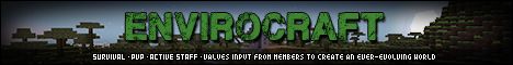 Envirocraft banner Envirocraft Minecraft server banner