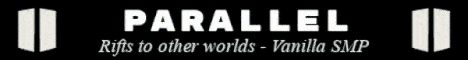 Parallel banner Parallel Minecraft server banner