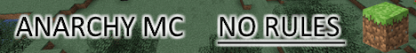 Anarchy MC banner Anarchy MC Minecraft server banner