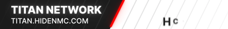 Titan Network banner Titan Network Minecraft server banner
