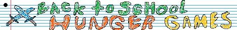 Back to School Hunger Games banner Back to School Hunger Games Minecraft server banner