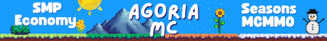 Agoria MC banner Agoria MC Minecraft server banner